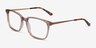 Venti Clear Brown AcétateMontures de lunettes de vue d'EyeBuyDirect, Vue d'Angle