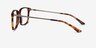 Similar Tortoise AcetateEyeglass Frames from EyeBuyDirect, Side View