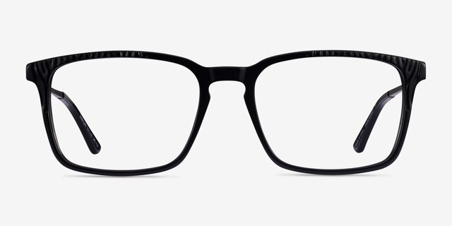 Similar Black AcetateEyeglass Frames from EyeBuyDirect, Front View