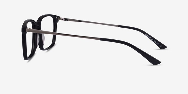Similar Black AcetateEyeglass Frames from EyeBuyDirect, Side View