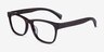 Reserve Brown & Dark Wood AcetateEyeglass Frames from EyeBuyDirect, Angle View