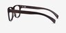 Reserve Brown & Dark Wood AcetateEyeglass Frames from EyeBuyDirect, Side View