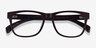 Reserve Brown & Dark Wood AcetateEyeglass Frames from EyeBuyDirect, Closed View