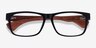 Taiga Black & Wood AcetateEyeglass Frames from EyeBuyDirect, Closed View