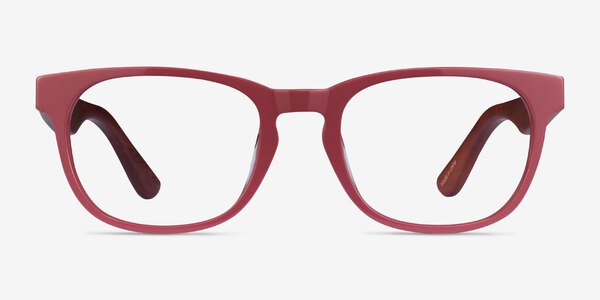 Tongass Red & Red Wood Acétate Montures de lunettes de vue