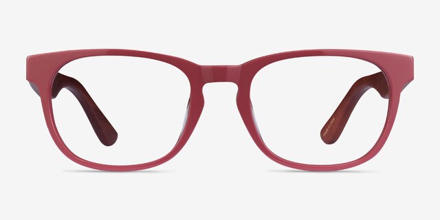 Tongass Red AcetateEyeglass Frames from EyeBuyDirect, Front View