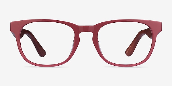 Tongass Red & Red Wood Acetate Eyeglass Frames