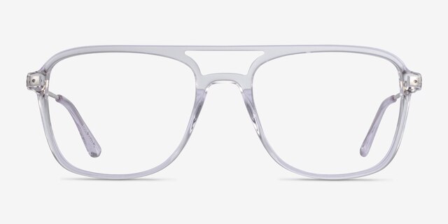 Eddie Clear AcetateEyeglass Frames from EyeBuyDirect, Front View