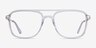 Eddie Clear AcetateEyeglass Frames from EyeBuyDirect, Front View