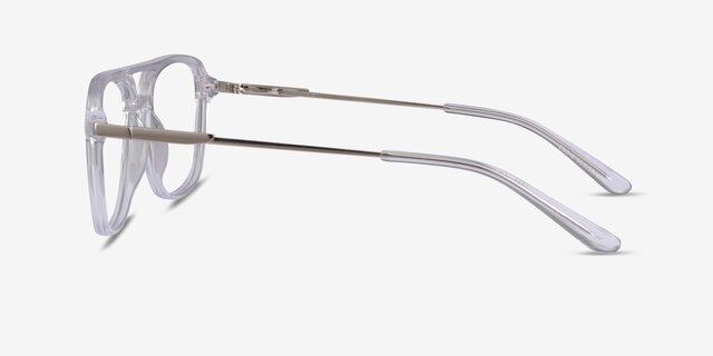 Eddie Clear AcetateEyeglass Frames from EyeBuyDirect, Side View