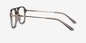 Eddie Clear Gray AcetateEyeglass Frames from EyeBuyDirect, Side View
