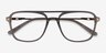 Eddie Clear Gray AcetateEyeglass Frames from EyeBuyDirect, Closed View