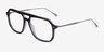 Intrepid Black Gunmetal AcetateEyeglass Frames from EyeBuyDirect, Angle View