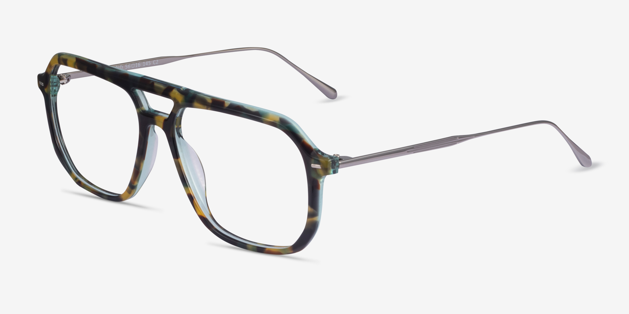 Intrepid Aviator Green Tortoise Glasses for Men Eyebuydirect