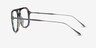 Intrepid Green Tortoise AcetateEyeglass Frames from EyeBuyDirect, Side View