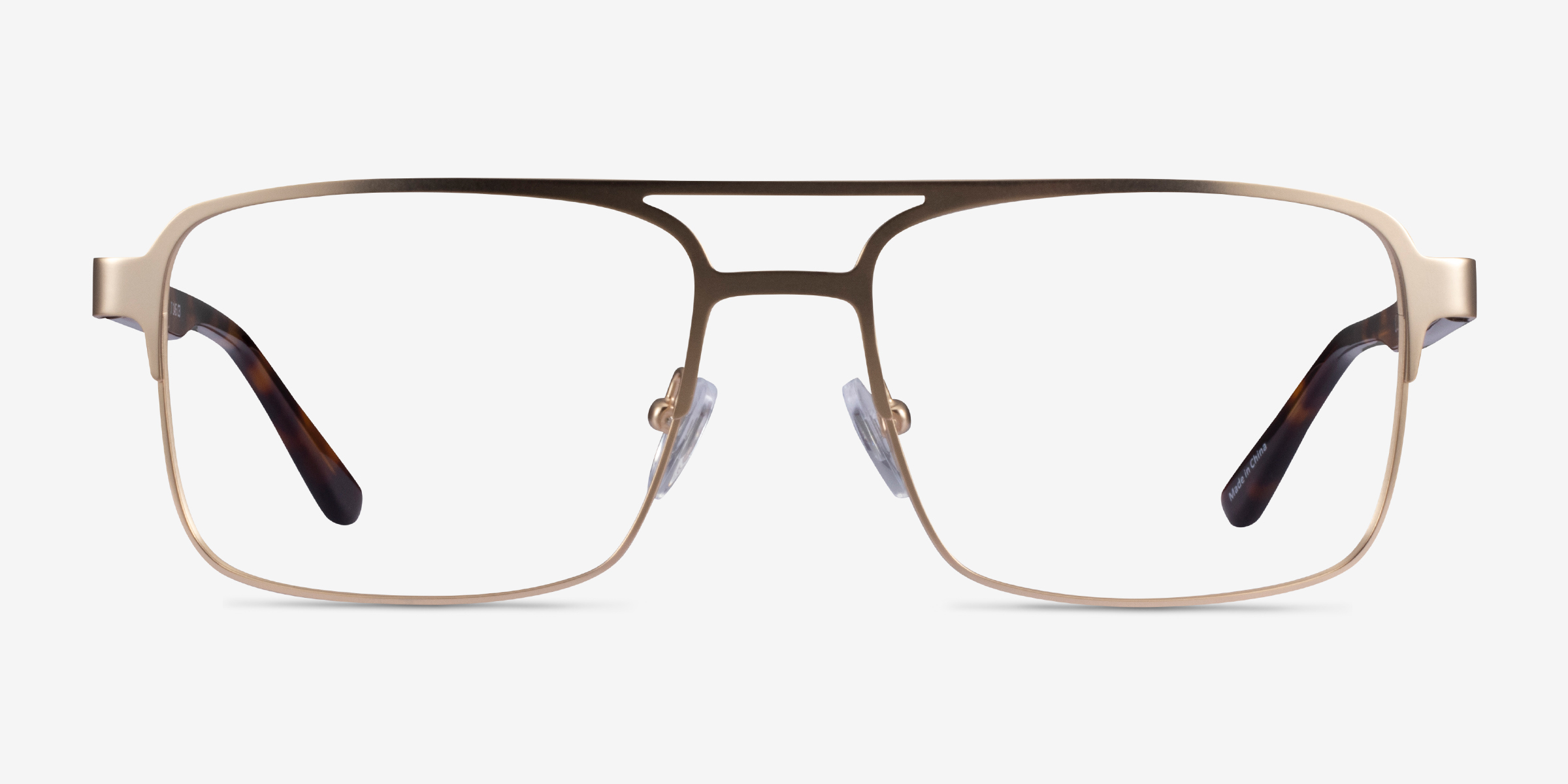 Gustave Aviator Gold Tortoise Glasses for Men | Eyebuydirect Canada