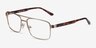 Gustave Gold Tortoise AcetateEyeglass Frames from EyeBuyDirect, Angle View
