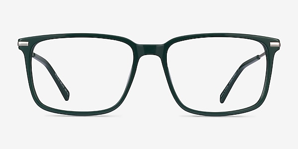 Boscus Green Silver Acetate Eyeglass Frames