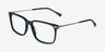 Boscus Green Silver AcetateEyeglass Frames from EyeBuyDirect, Angle View