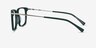 Boscus Green Silver AcetateEyeglass Frames from EyeBuyDirect, Side View