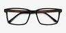 Symbiosis Vert foncé AcétateMontures de lunettes de vue d'EyeBuyDirect, Vue Rapprochée