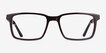 Symbiosis Brown AcetateEyeglass Frames from EyeBuyDirect, Front View