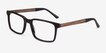 Symbiosis Brown AcetateEyeglass Frames from EyeBuyDirect, Angle View