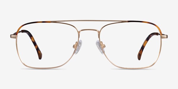 Arizona Gold Tortoise Acétate Montures de lunettes de vue