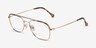 Arizona Gold Tortoise AcetateEyeglass Frames from EyeBuyDirect, Angle View