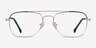 Arizona Green Gold AcetateEyeglass Frames from EyeBuyDirect, Front View