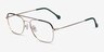 Arizona Green Gold AcetateEyeglass Frames from EyeBuyDirect, Angle View