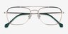 Arizona Green Gold AcetateEyeglass Frames from EyeBuyDirect, Closed View