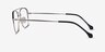 Arizona Silver Black AcetateEyeglass Frames from EyeBuyDirect, Side View
