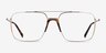 Matt Gold Tortoise AcetateEyeglass Frames from EyeBuyDirect, Front View