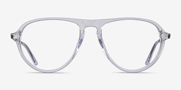 Stratosphere Clear Matte Black Acetate Eyeglass Frames