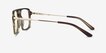 San Diego Striped Green Gold AcetateEyeglass Frames from EyeBuyDirect, Side View
