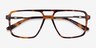 San Diego Tortoise Silver AcetateEyeglass Frames from EyeBuyDirect, Closed View