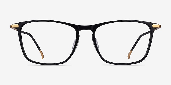 Estuary Black Gold Acetate Eyeglass Frames