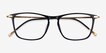 Estuary Black Gold AcetateEyeglass Frames from EyeBuyDirect, Closed View