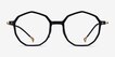 Carmelo Black Gold AcetateEyeglass Frames from EyeBuyDirect, Front View
