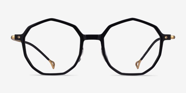 Carmelo Black Gold Acétate Montures de lunettes de vue