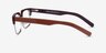 Byron Brown Silver AcetateEyeglass Frames from EyeBuyDirect, Side View
