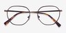 Satsuma Brown Bronze AcetateEyeglass Frames from EyeBuyDirect, Closed View