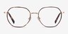 Satsuma Tortoise Gold AcetateEyeglass Frames from EyeBuyDirect, Front View