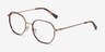 Satsuma Tortoise Gold AcetateEyeglass Frames from EyeBuyDirect, Angle View