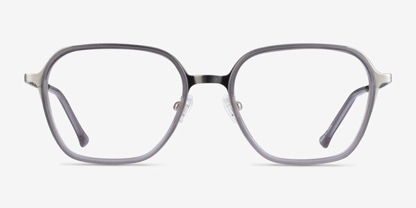 Atami Gray Silver Acétate Montures de lunettes de vue