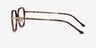 Atami Tortoise Matte Gold AcetateEyeglass Frames from EyeBuyDirect, Side View