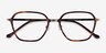 Atami Tortoise Matte Gold AcetateEyeglass Frames from EyeBuyDirect, Closed View