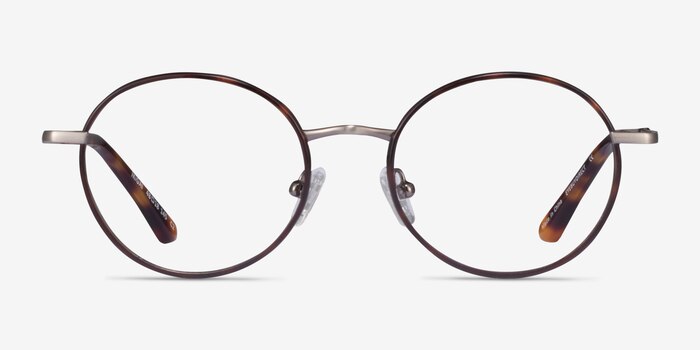 Ikigai Tortoise Gunmetal Acetate Eyeglass Frames from EyeBuyDirect