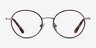 Ikigai Tortoise Gunmetal AcétateMontures de lunettes de vue d'EyeBuyDirect, Vue de Face